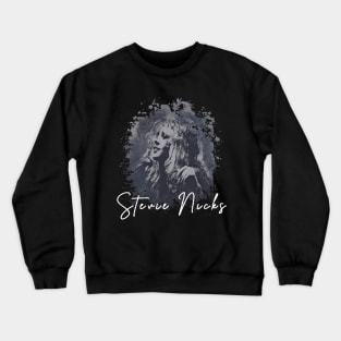 Stevie Nicks Silent Retro Style Fan Art Crewneck Sweatshirt